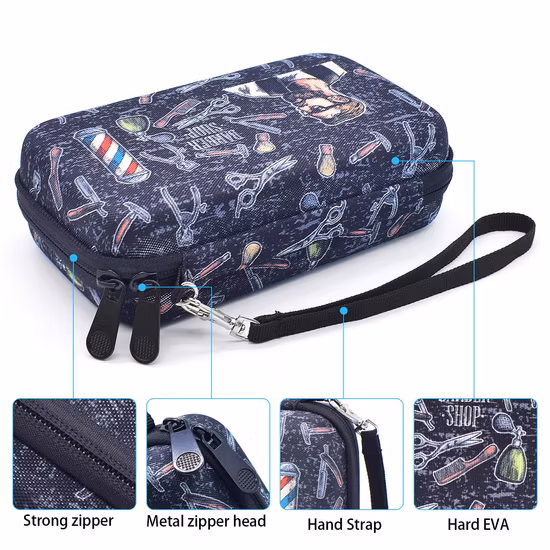600D ポリエステル トラベル バッグ/化粧品バッグ/荷物バッグ/1 つのポケット付き化粧品バッグ Fg1471vc